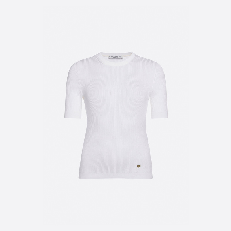 SILK T-SHIRT WITH PENDANT 1