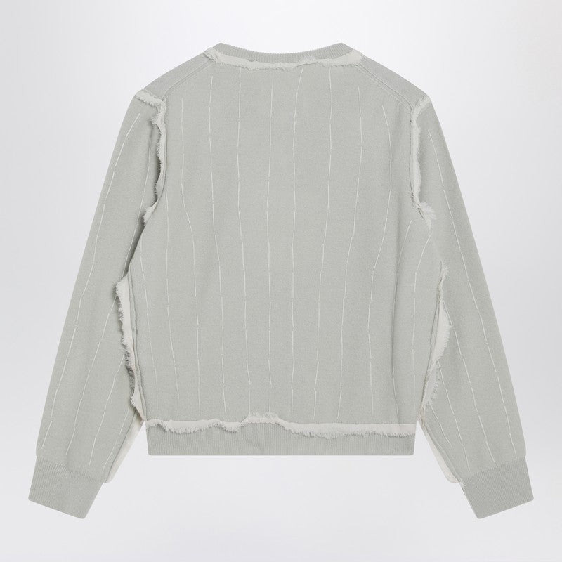 Maison Margiela Light Green Wool Cardigan Women - 2