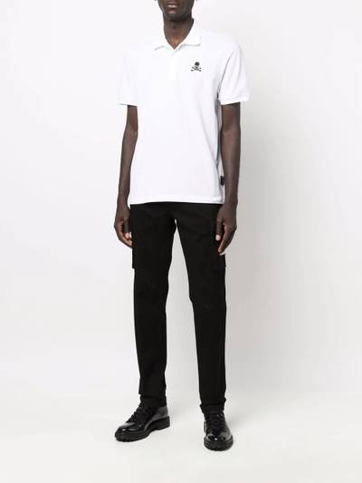 PHILIPP PLEIN skull embroidery polo shirt outlook