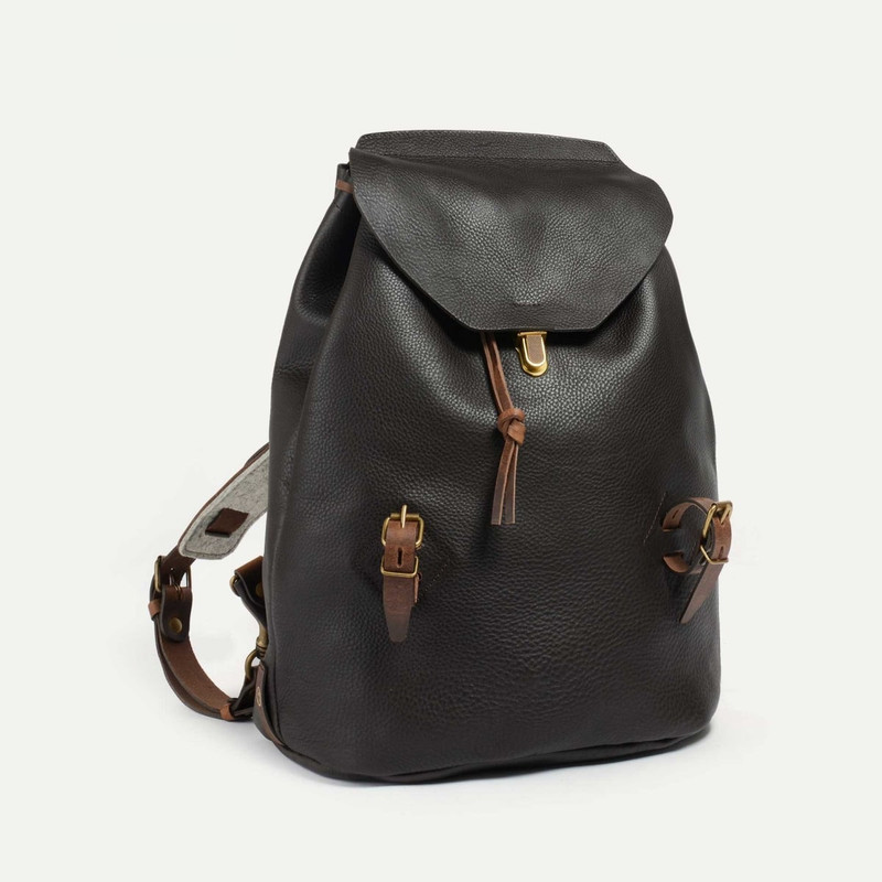 ZIBELINE BACKPACK - DARK BROWN 3