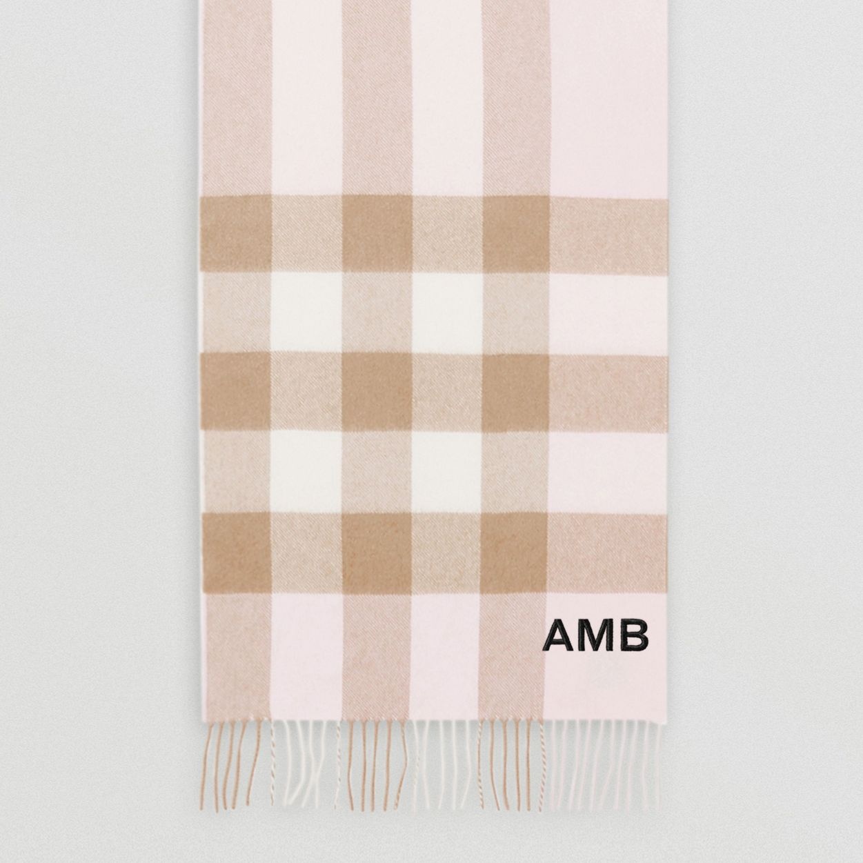 Check Cashmere Scarf - 9