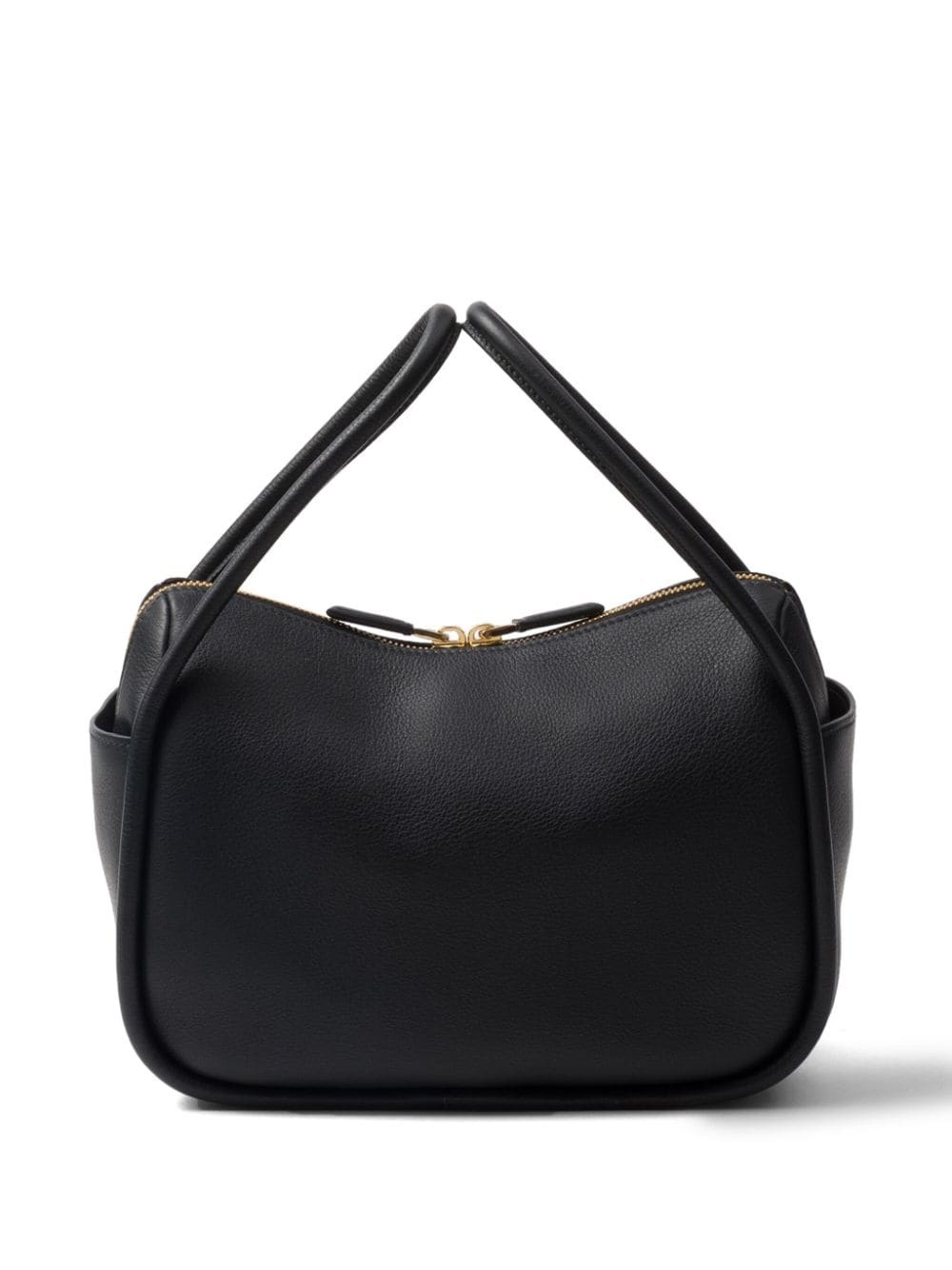 logo-appliquÃ© leather tote bag - 2