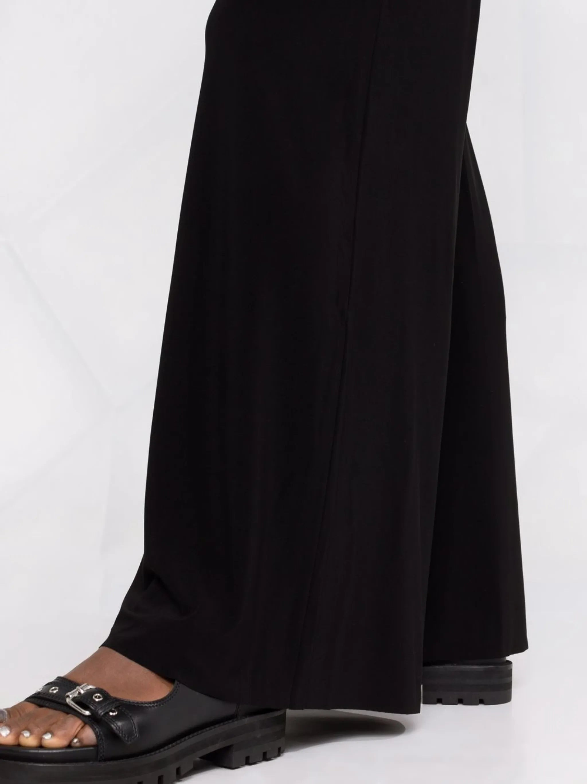 high-waisted wide-leg trousers - 3