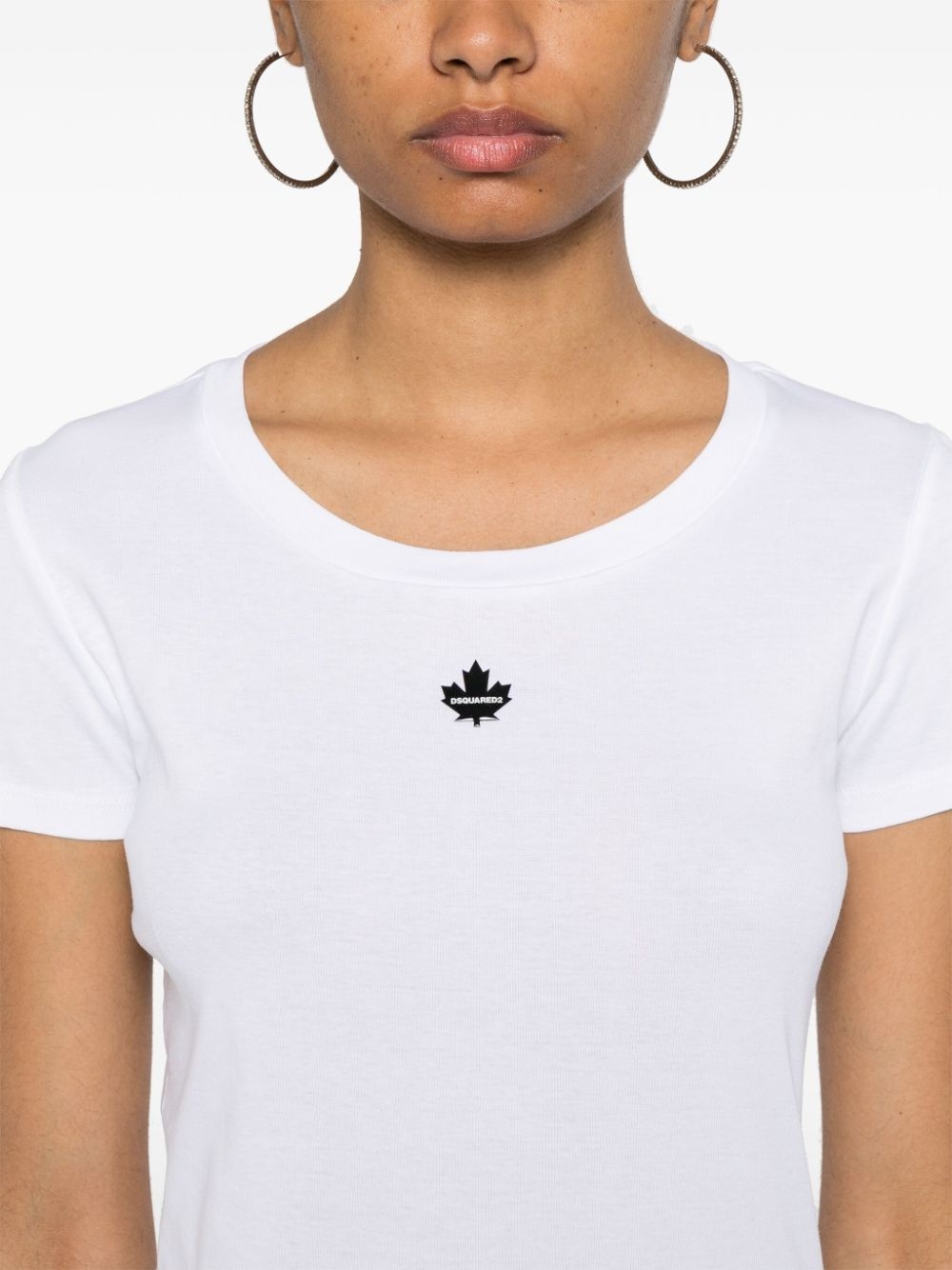 appliquÃ©-logo cotton T-shirt - 5