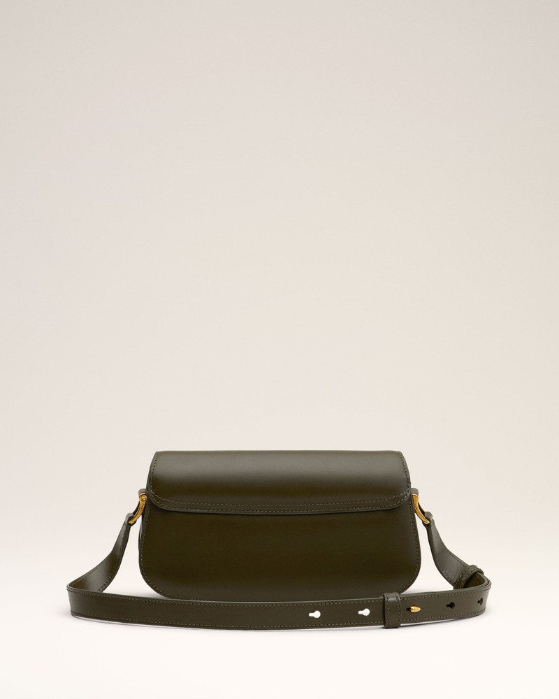 GREEN LEATHER SHOULDER BAG PARIS PARIS BAG 3