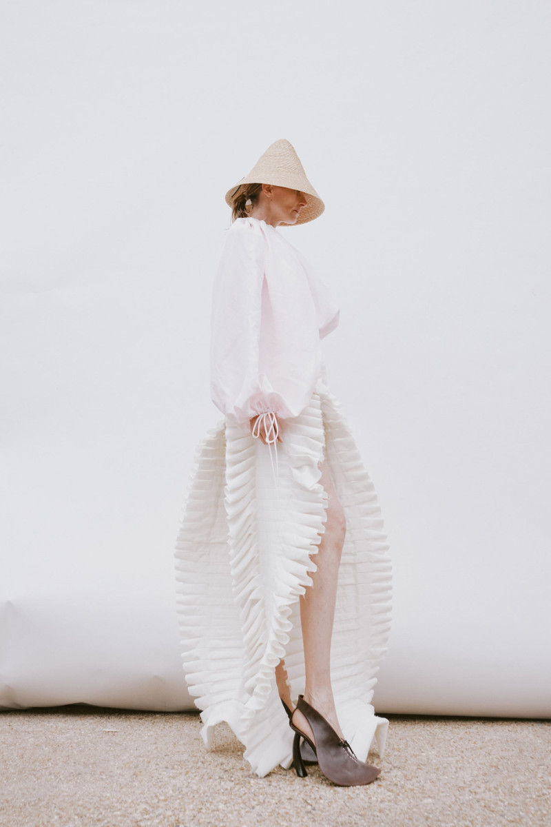 LAMINARY SKIRT OFF WHITE 2