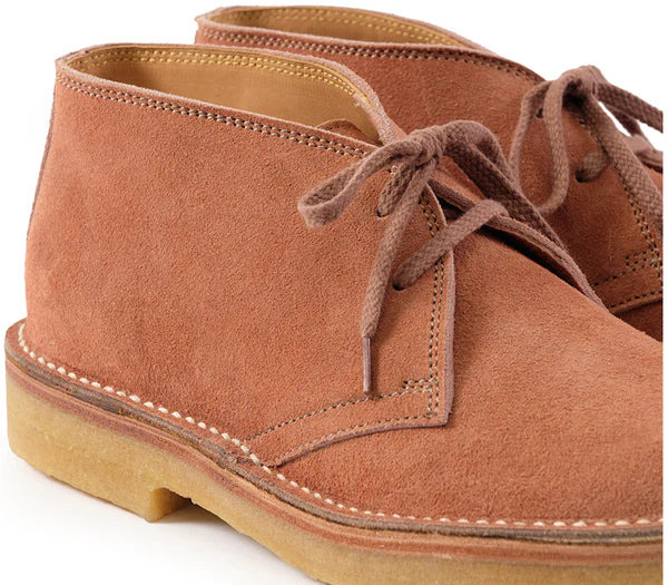 LK-019 Military Desert Boot Japanese Suede Tobacco - 7