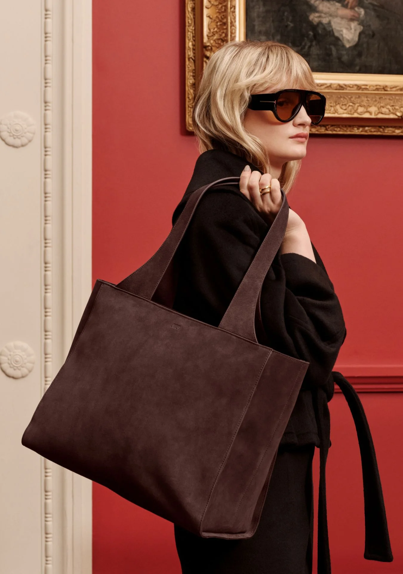 Juliette Suede Work Tote - 1