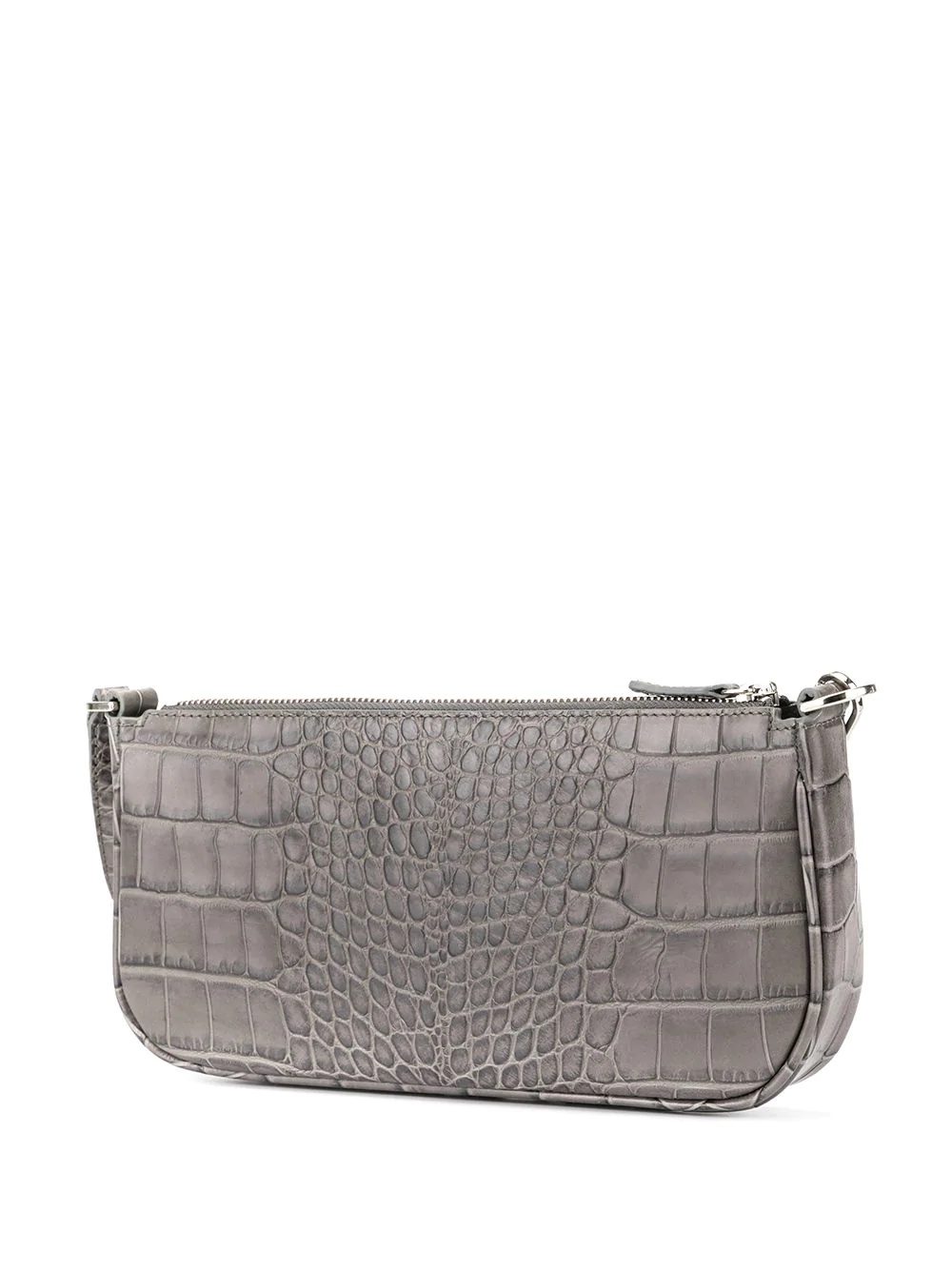 crocodile embossed shoulder bag - 3