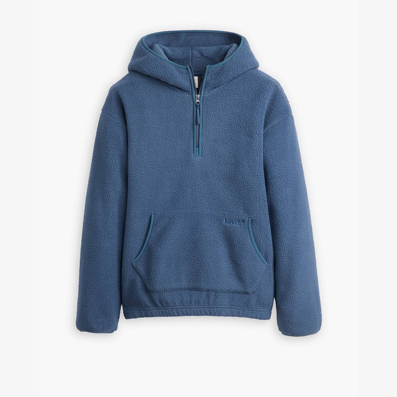 HOODED SHERPA PULLOVER 1