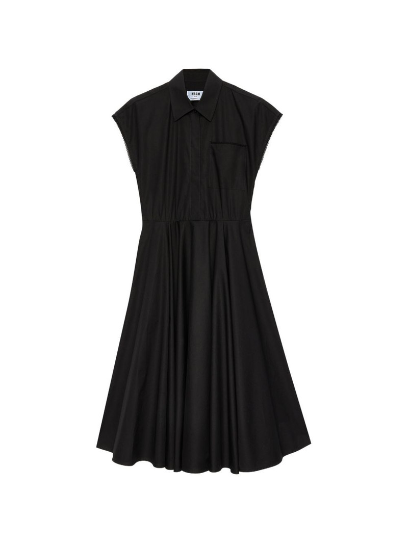 pocket shirt midi dress 1