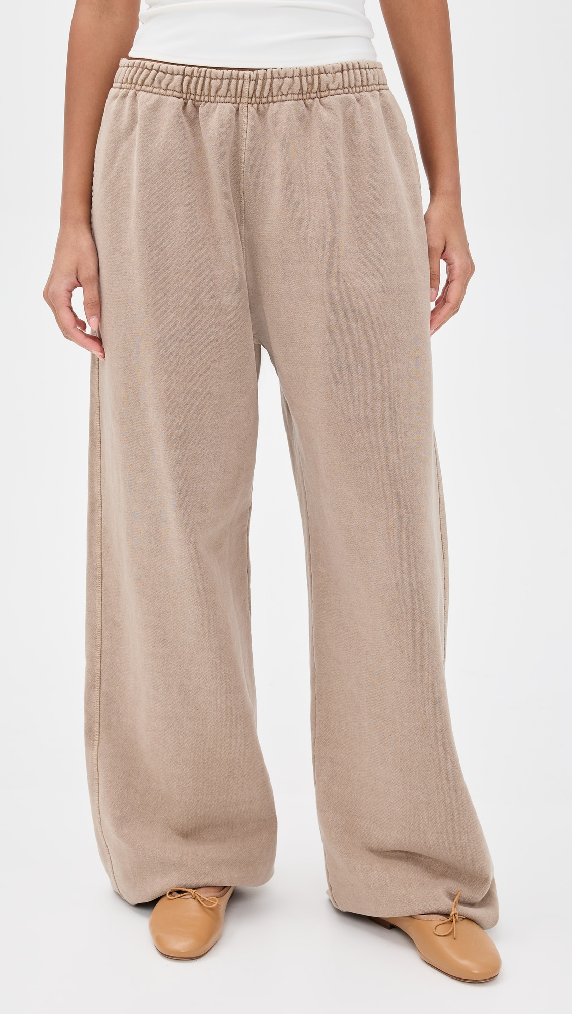 Wide Leg Sweatpants - 6