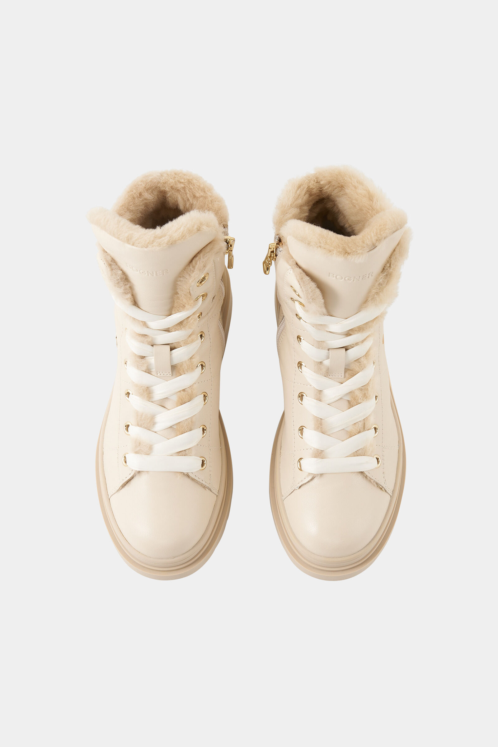 Mid boots St.Moritz with spikes in Beige - 6