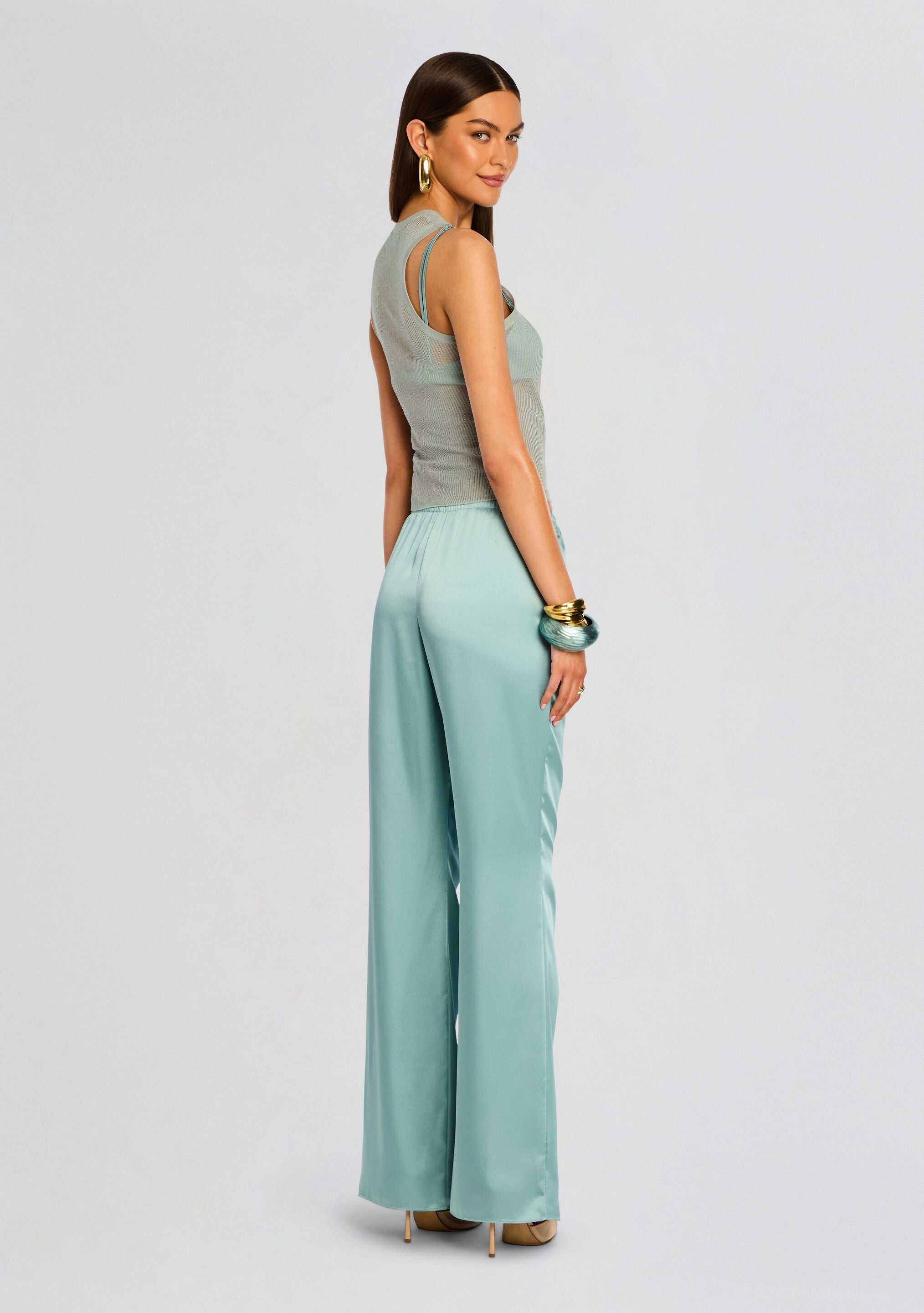 VIVA SATIN PANT - 4