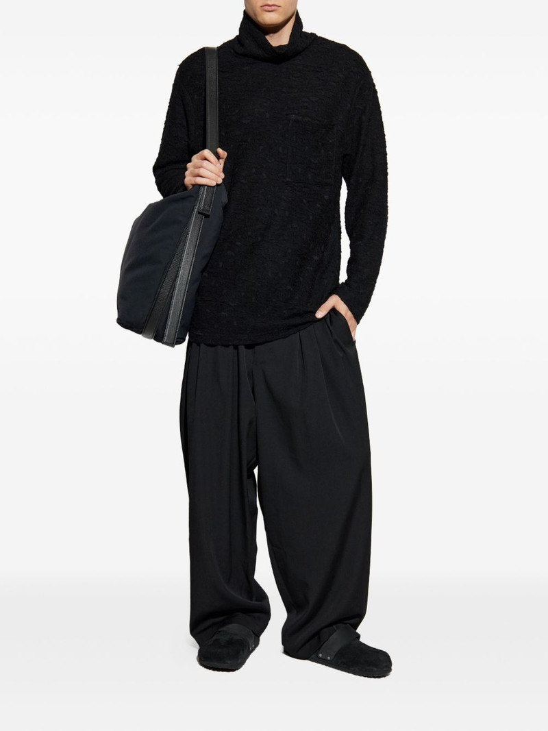 Yohji Yamamoto high-neck jumper outlook