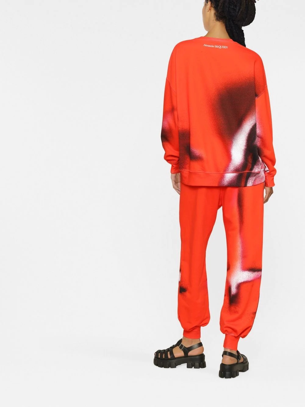 Mushroom Spore cotton track pants - 4