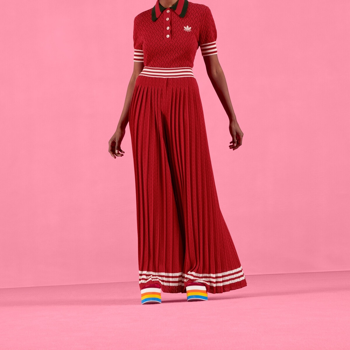 adidas x Gucci wide pants - 6
