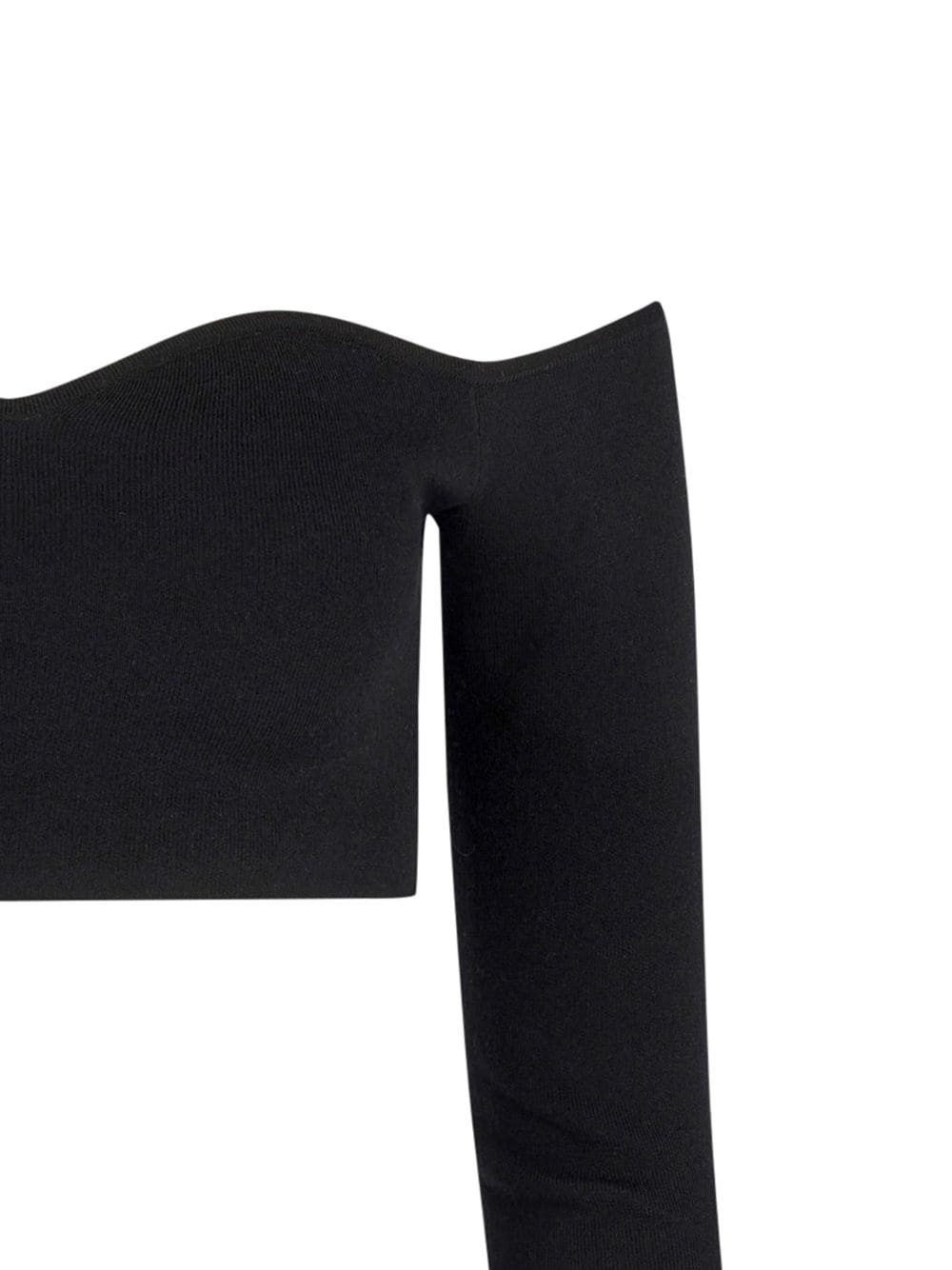 off-shoulder cropped top - 5