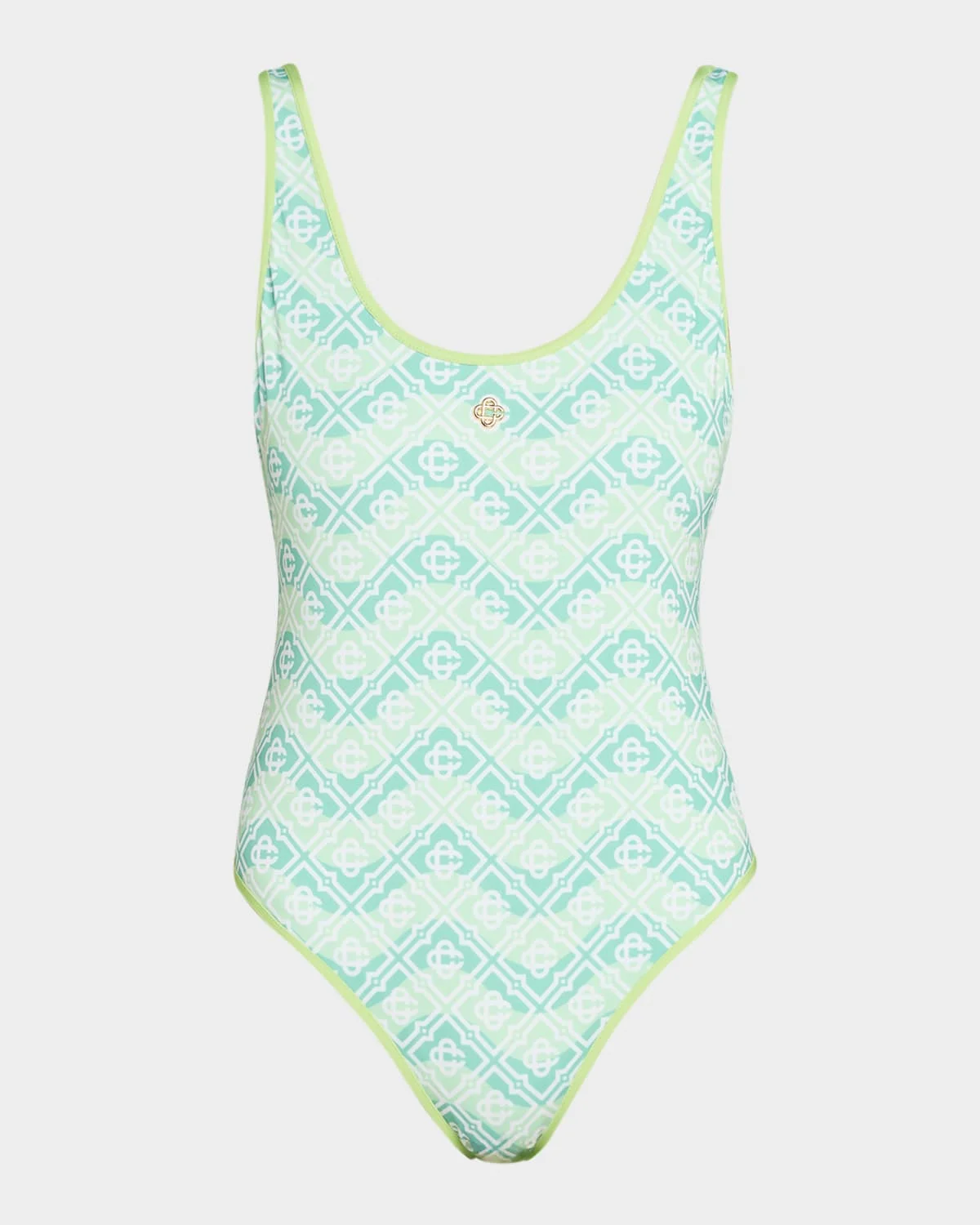 Wavy Monogram One-Piece Swimsuit - 1