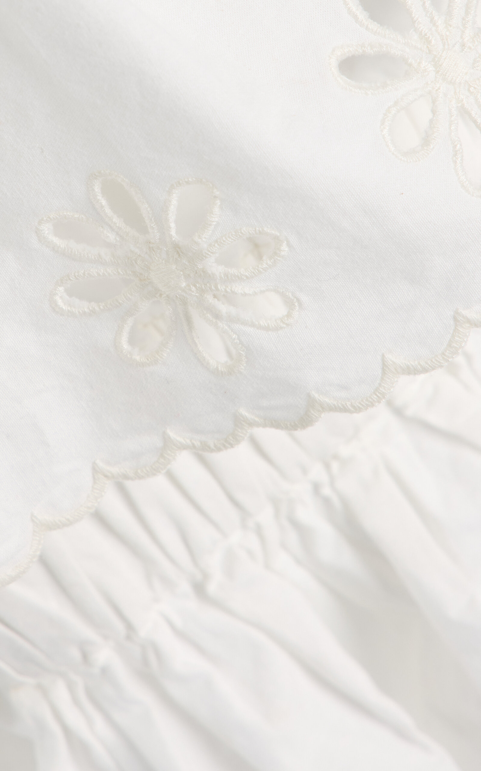 Exclusive Riviera Cecilia Ruffled Strapless Cotton Top white - 5