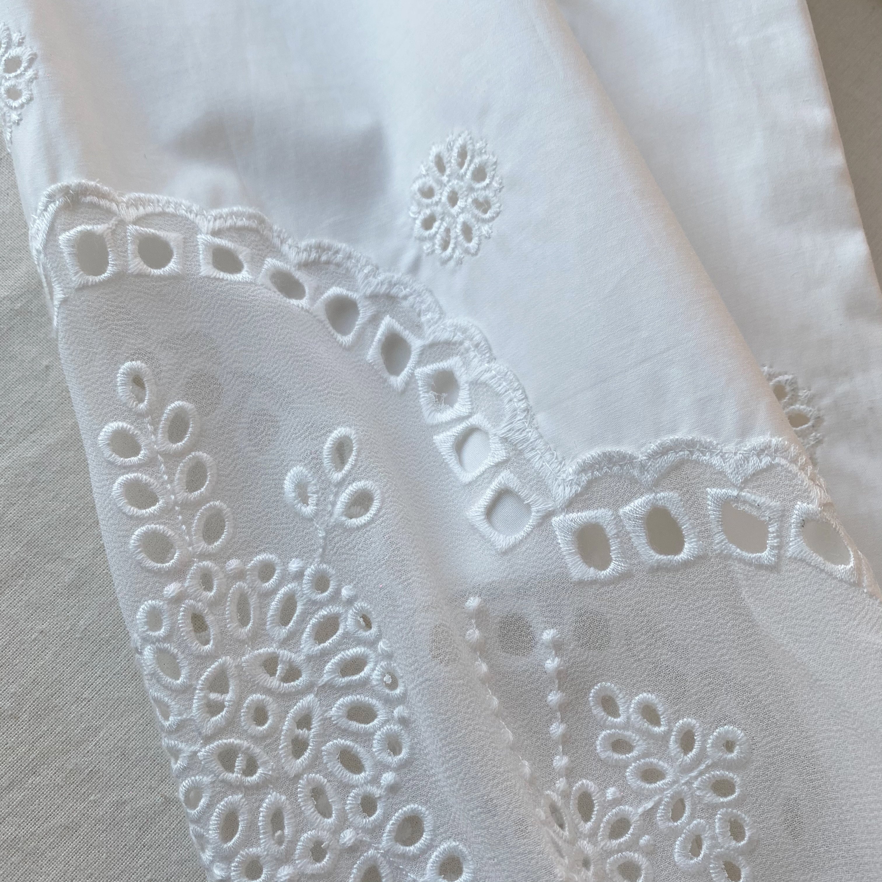 Daisy Cotton Broderie Anglaise Shirt - 6
