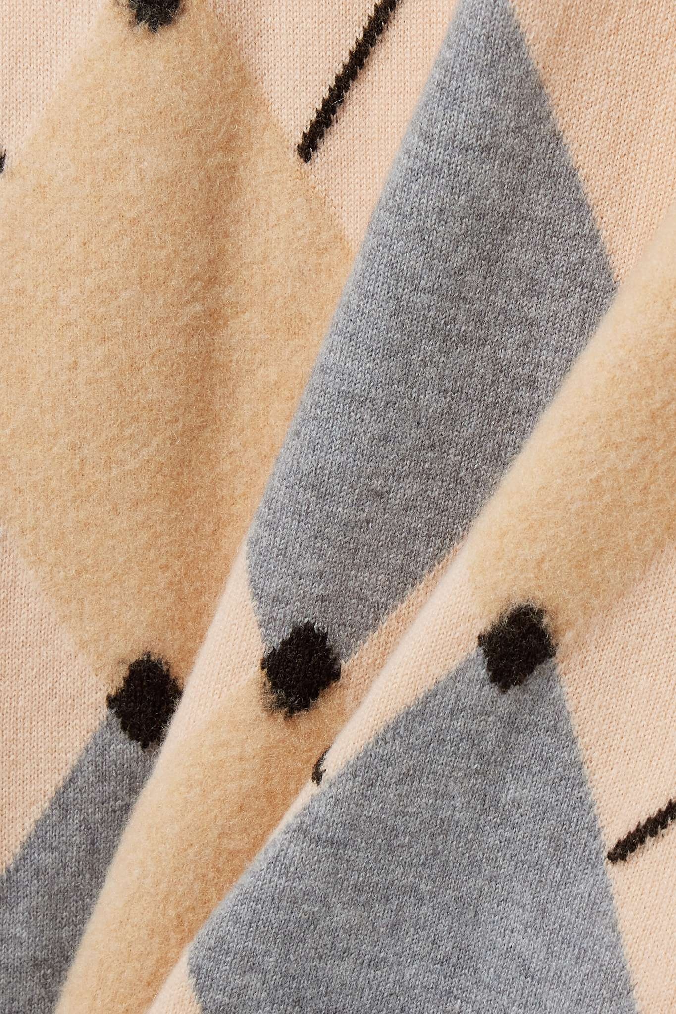 Lower Hutt argyle intarsia-knit cashmere sweater - 5