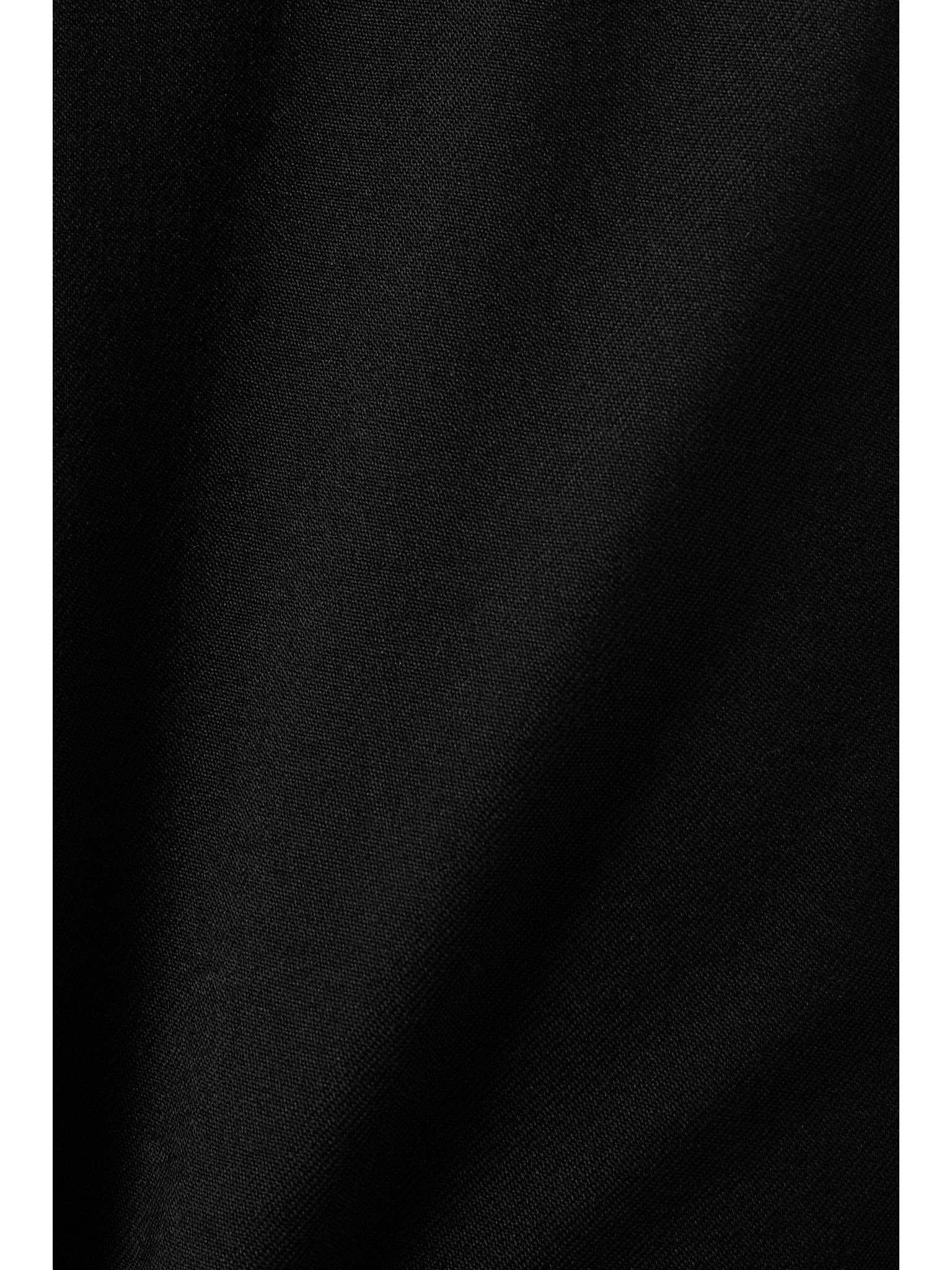 Archetypes belted wool-blend gabardine wide-leg pants Black - 4