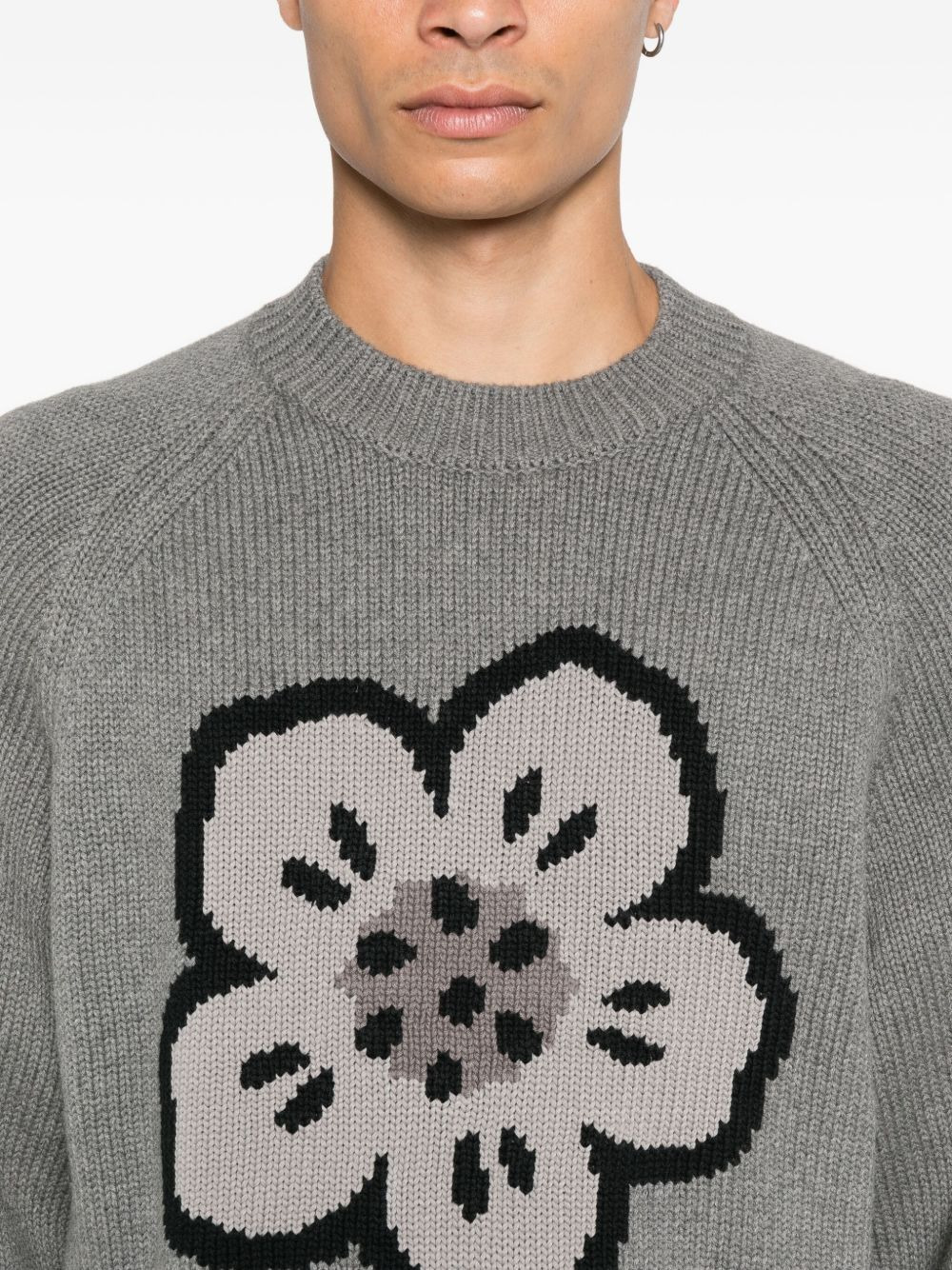 Boke Flower cotton-blend sweater - 5