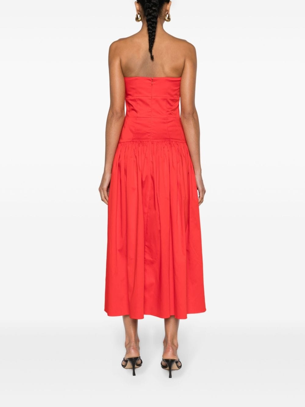 Lauryn strapless midi dress - 4