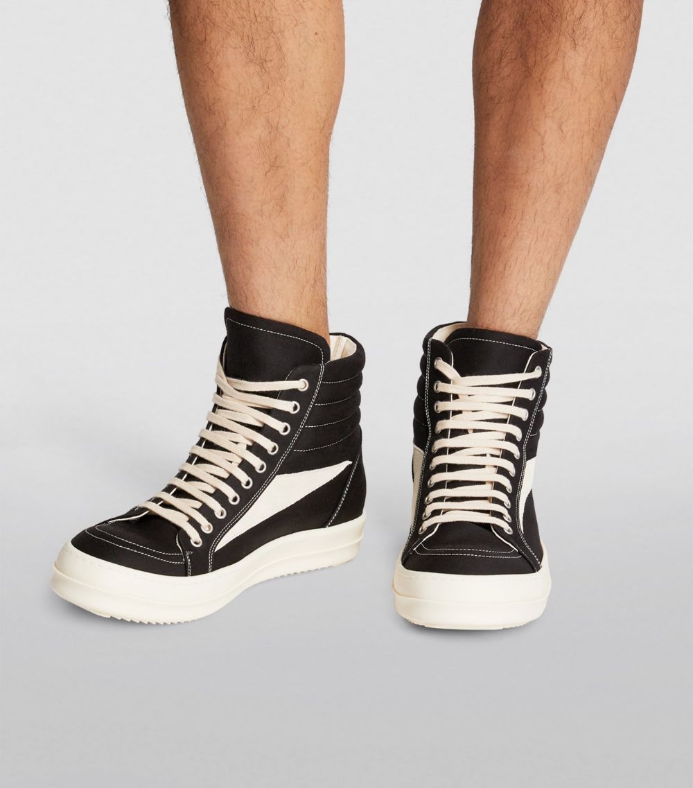 Vintage High-Top Sneakers - 5