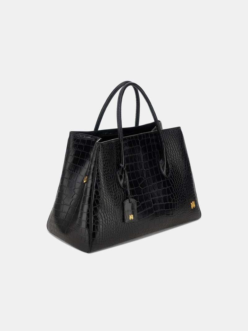 EMBOSSED CROC HONEY 50 TOTE 3