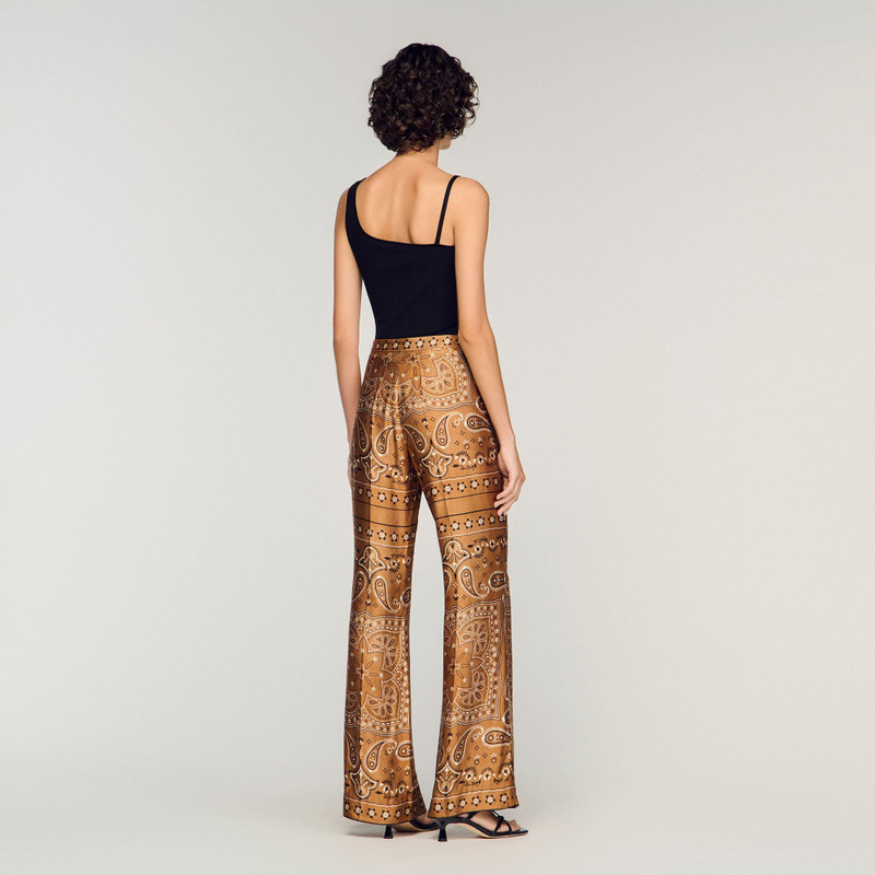 BANDANA-PRINT FLOWY TROUSERS 6