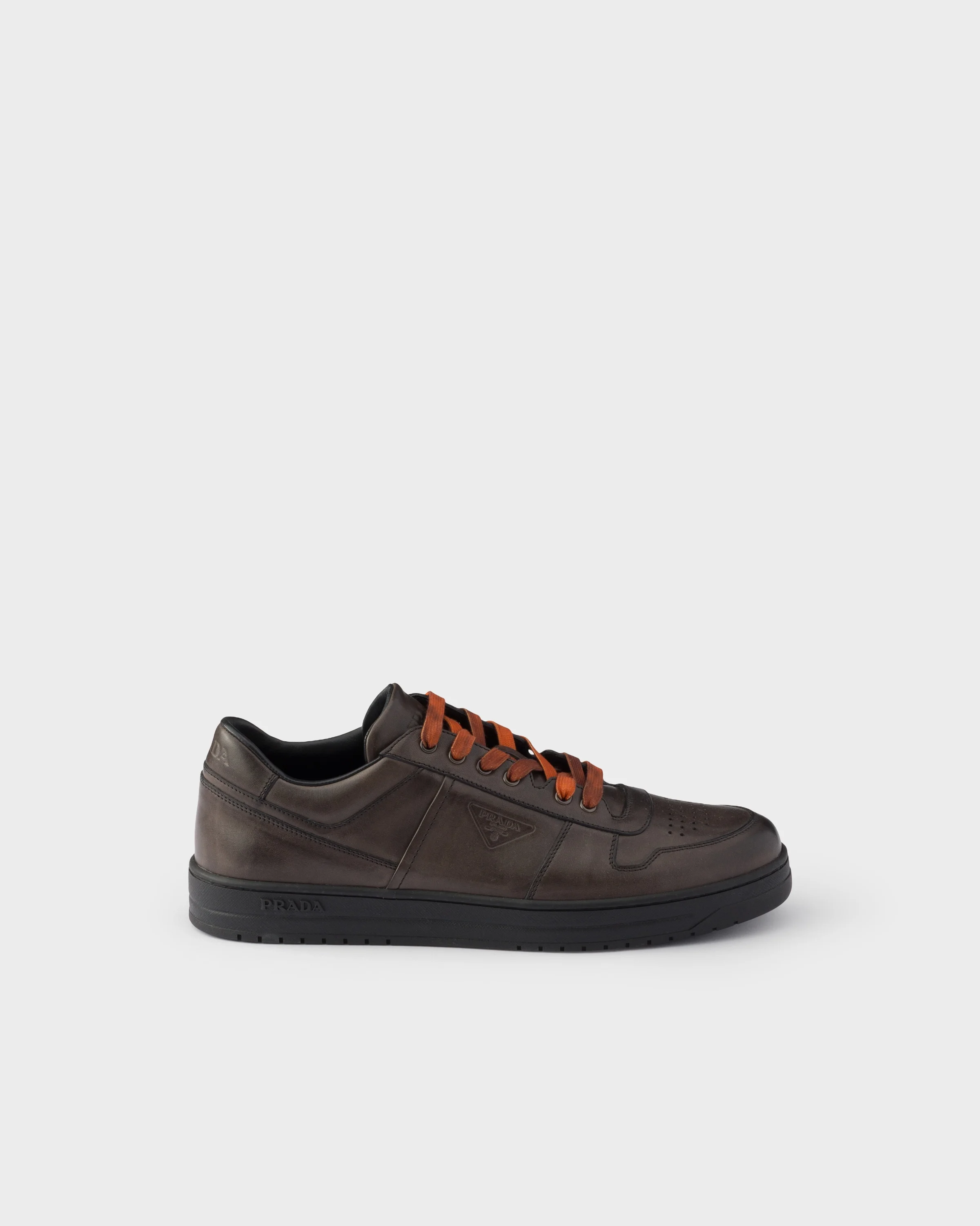 Downtown aged leather sneakers - 1