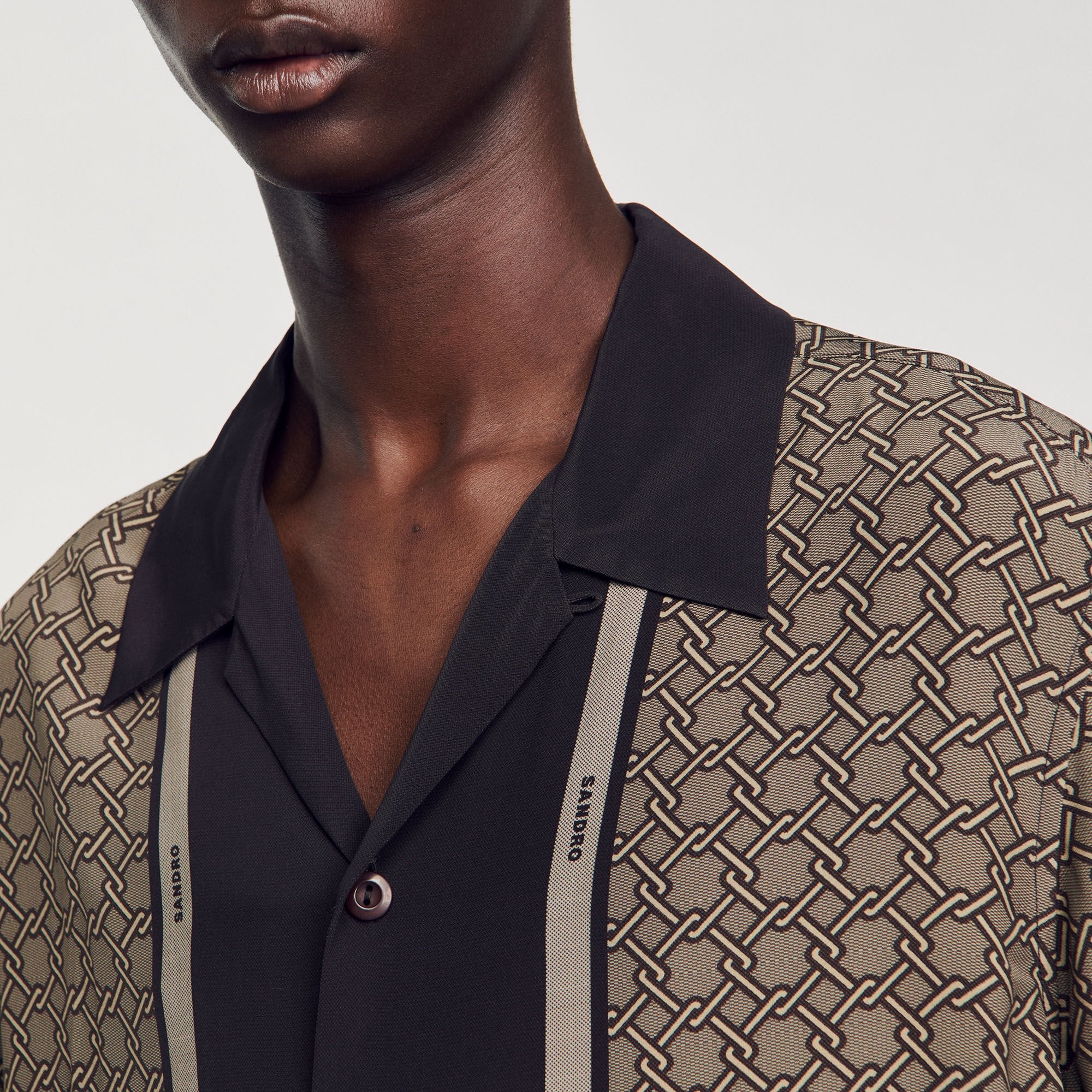 SHORT-SLEEVED PATTERNED SHIRT - 4