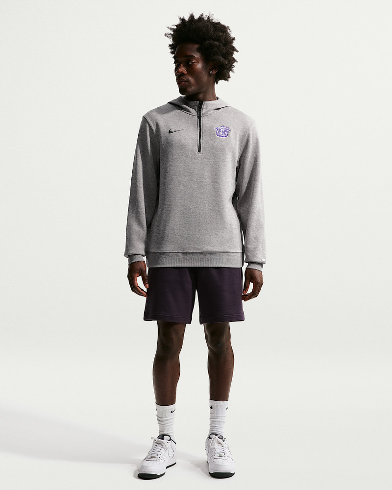 Kansas State Wildcats Nike NCAA Men's Basketball Coaches' Pullover Hoodie 4