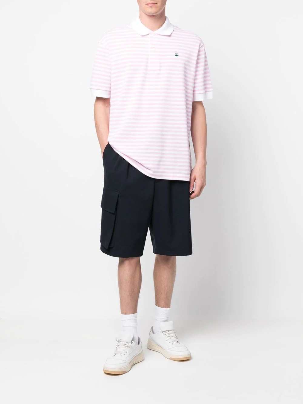 x A.P.C. striped polo shirt - 2