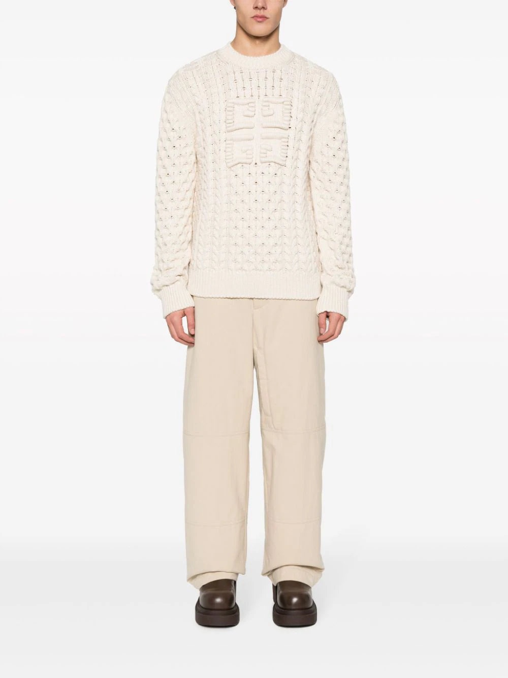 4G CABLE-KNIT JUMPER - 3