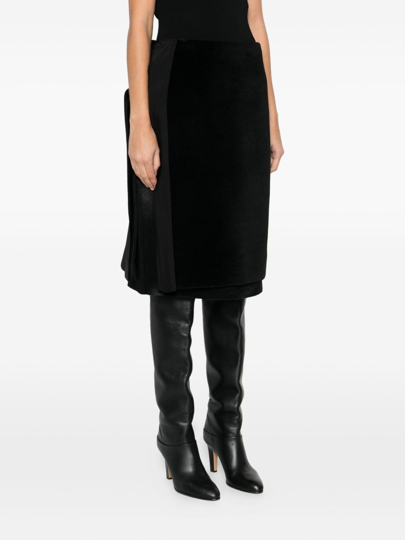 layered straight skirt 3