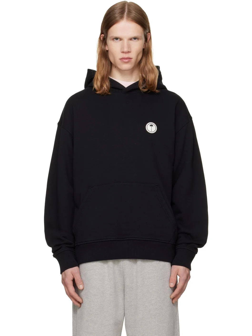 Black Palm Tree Regular Hoodie - 1
