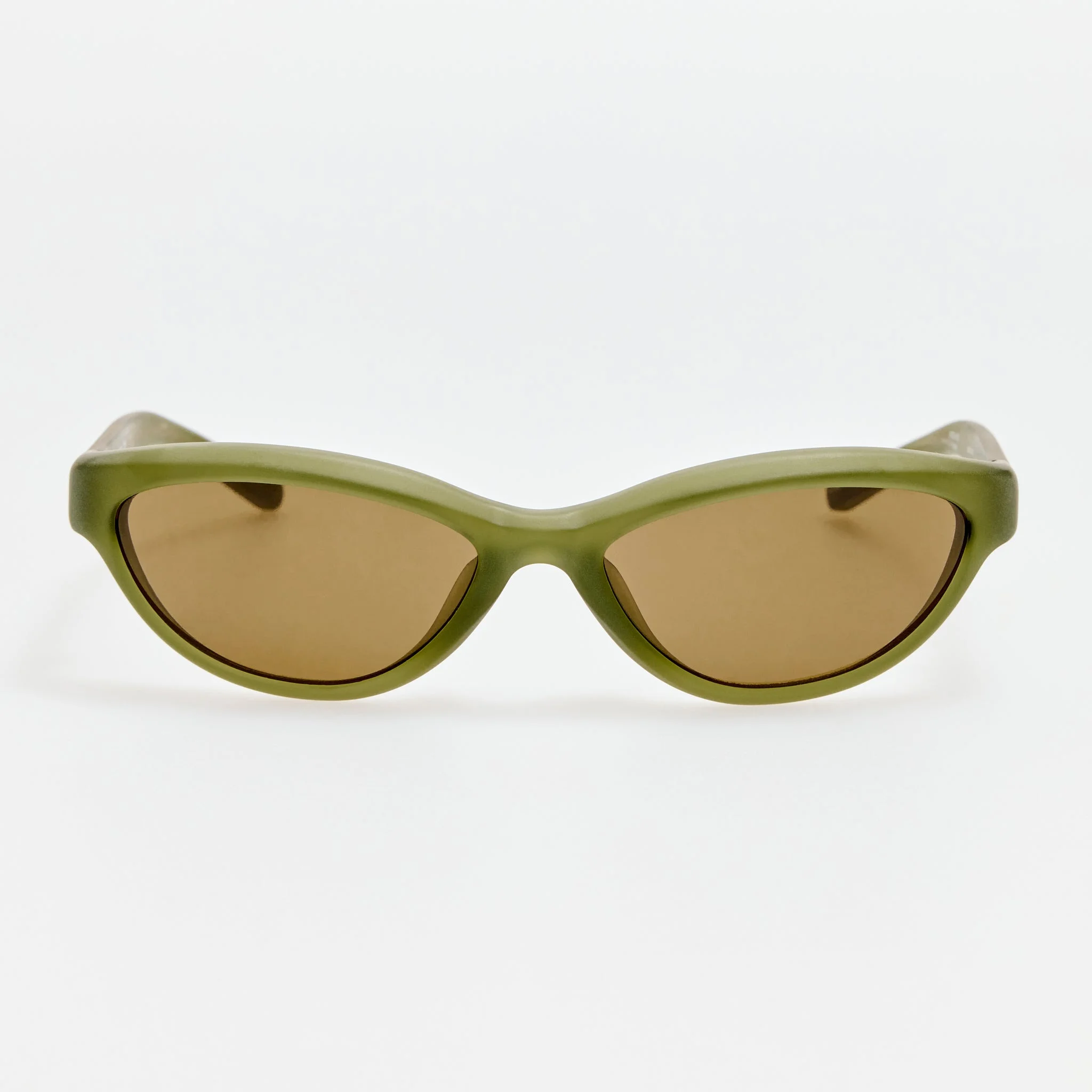 Curvo Sunglasses in Sanded Green - 1