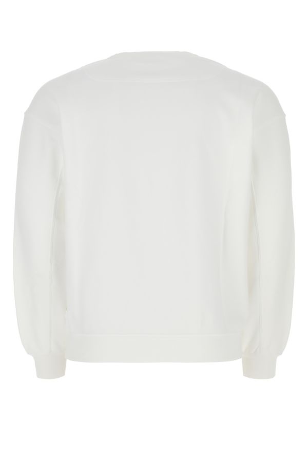 STONE ISLAND White Cotton Sweatshirt - 2