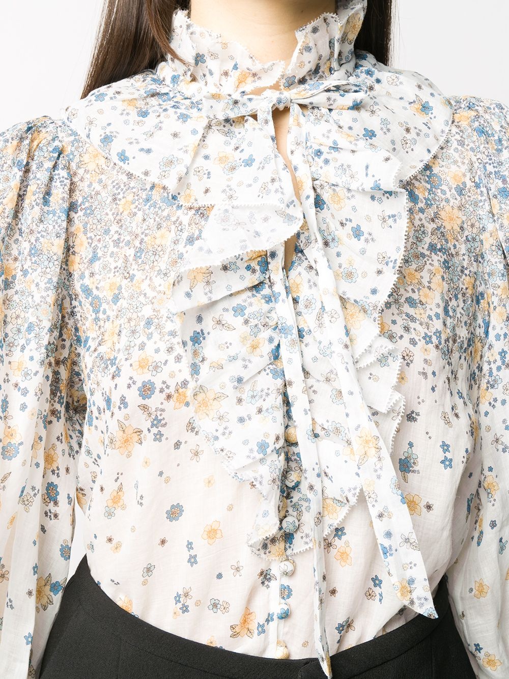 Carnaby Waterfall printed blouse - 5