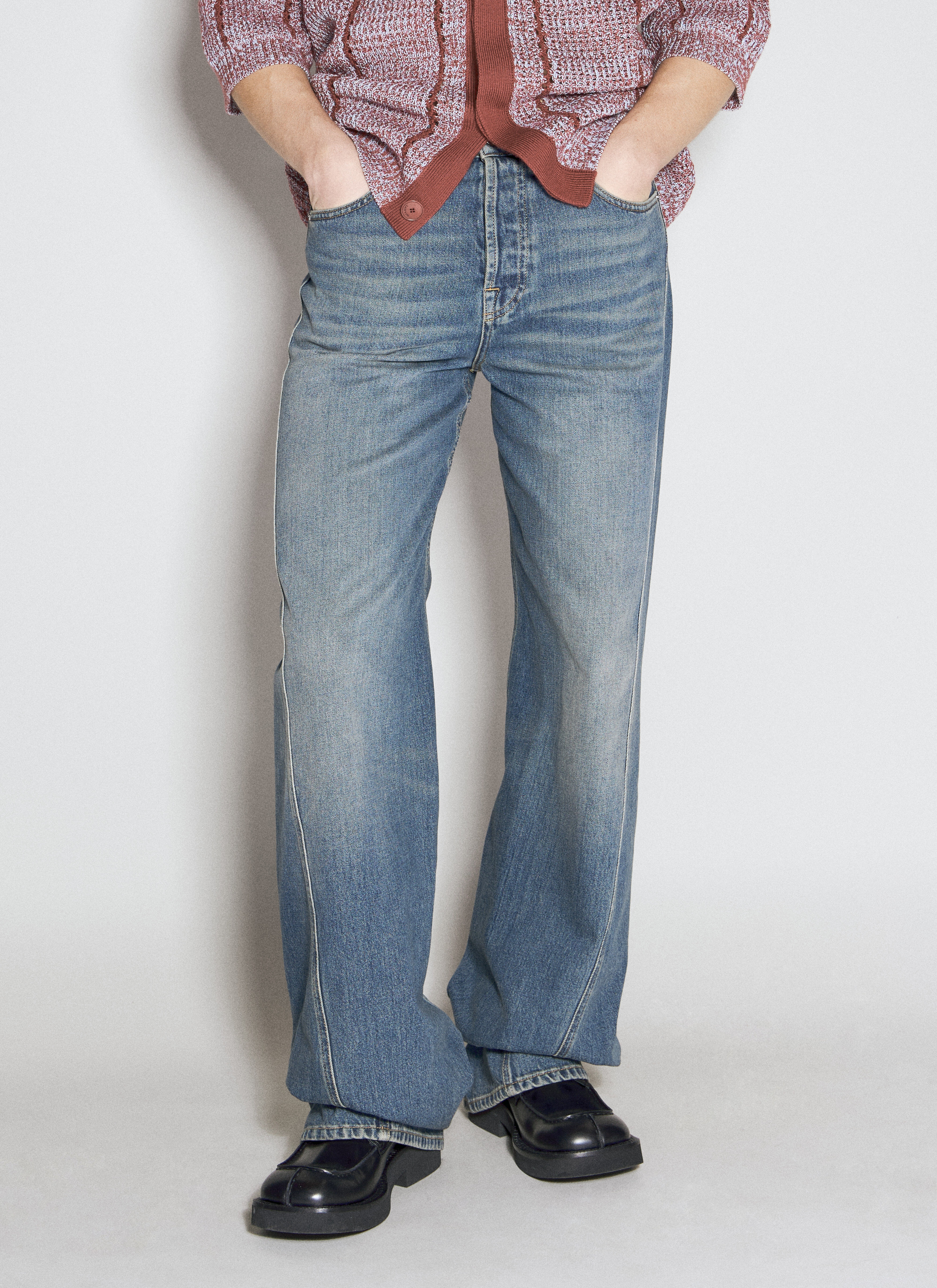 Baggy Twisted Jeans - 1