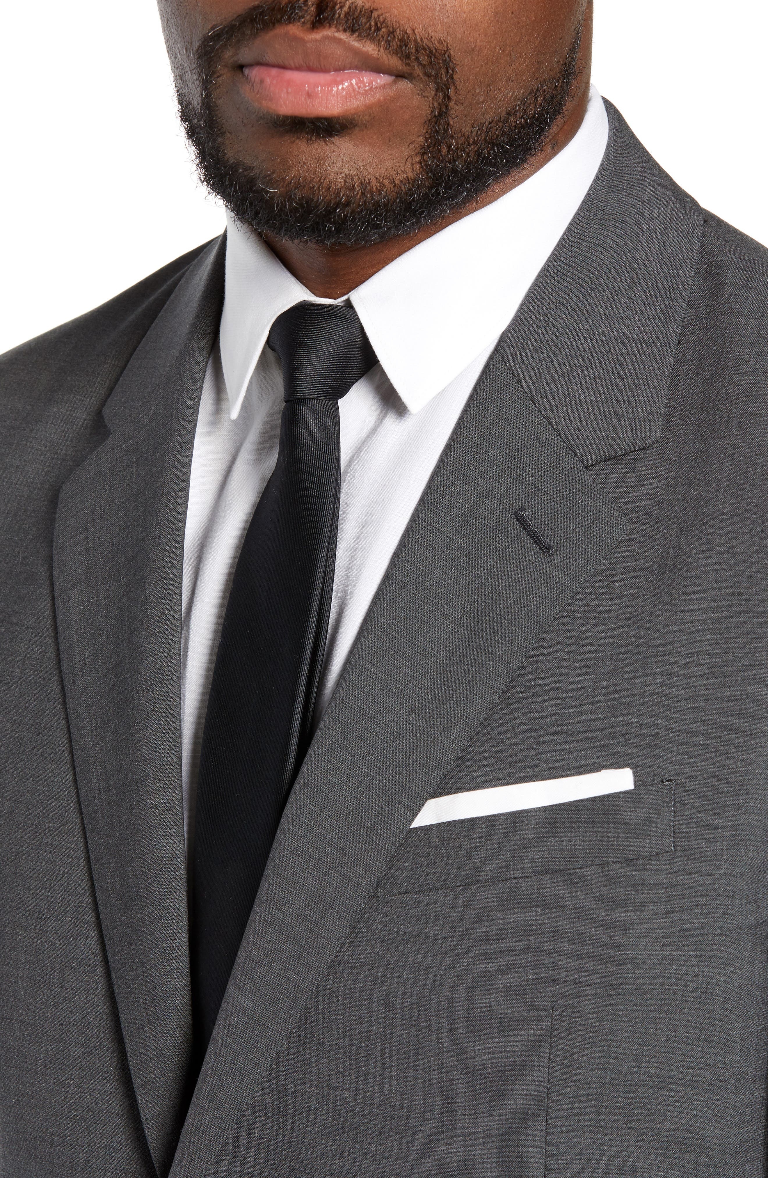 Theory New Tailor Chambers Suit Jacket in Medium Charcoal at Nordstrom - 4