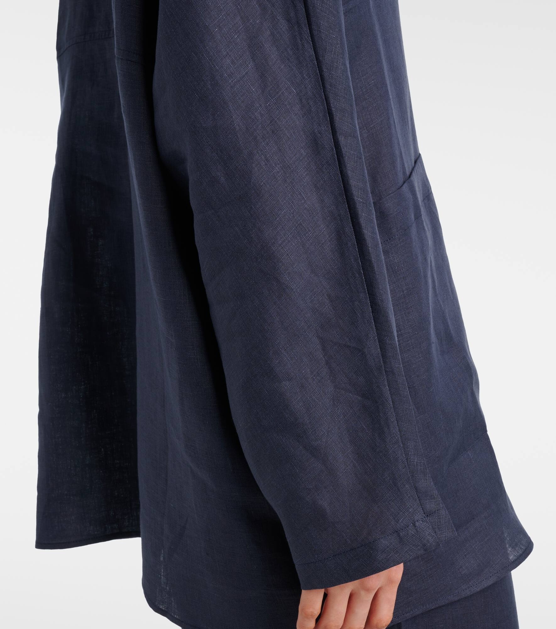 Oversized linen top - 5