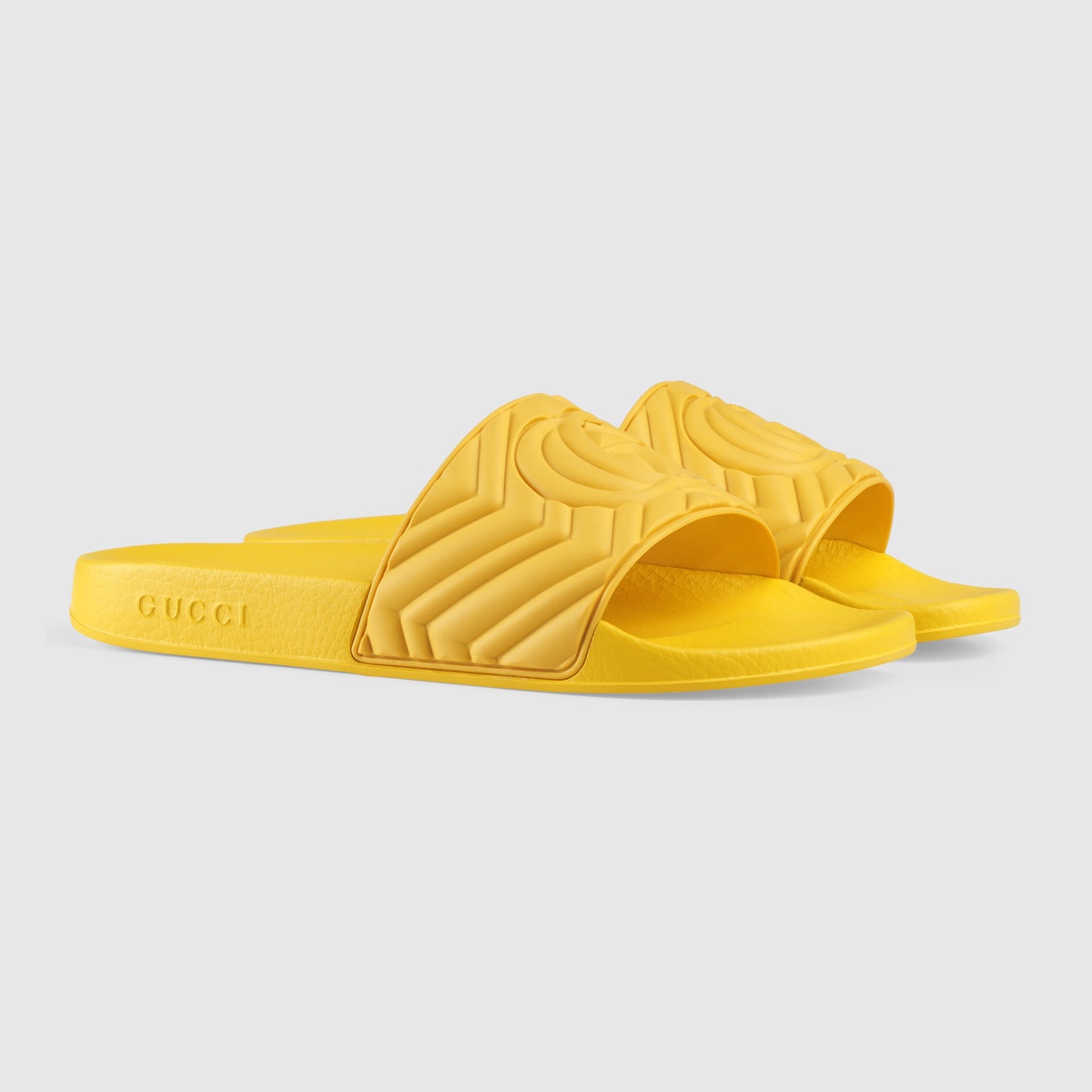 Men's matelassé rubber slide - 2