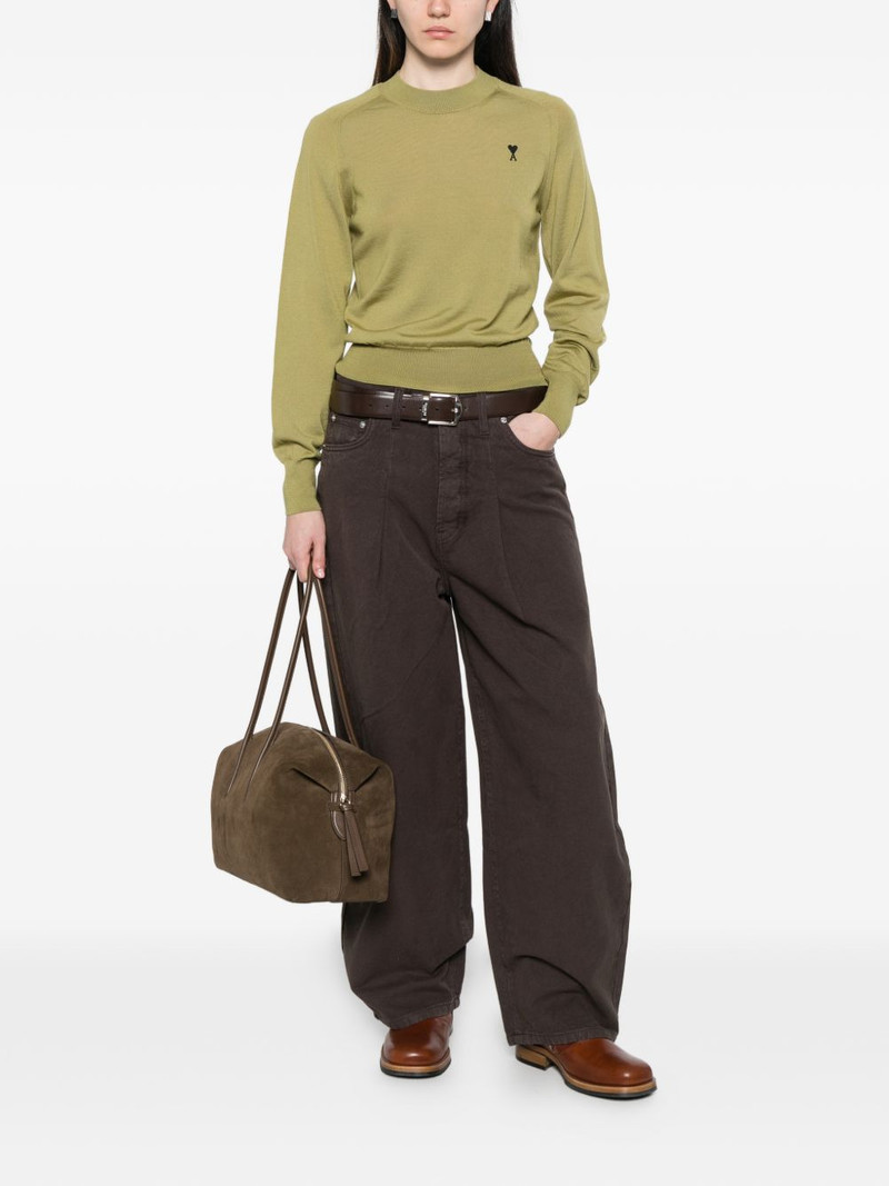 AMI Paris appliqué sweater outlook