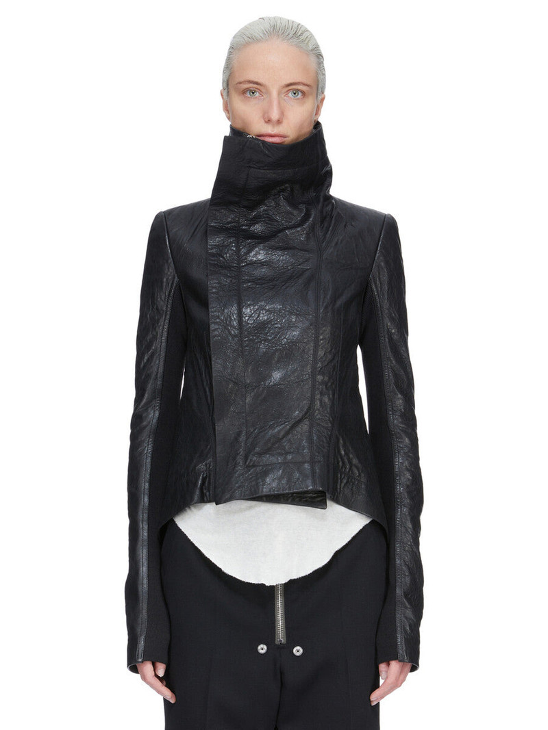 Black Temple Naska Biker Leather Jacket 1