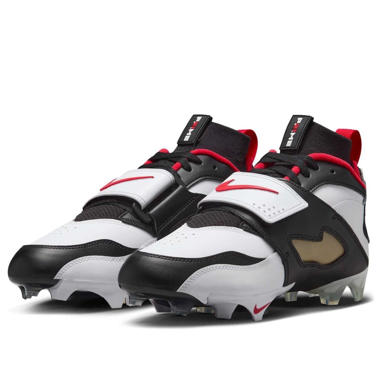 Nike Air Diamond Turf 93 TD 'Black White Red' HF5298-100 - 3
