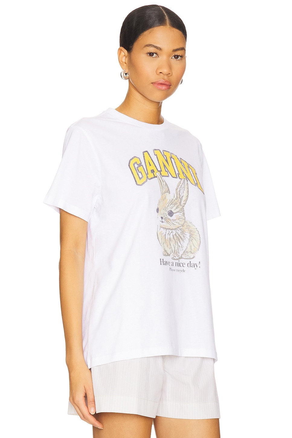 Basic Jersey Baby Bun Relaxed T- Shirt - 2